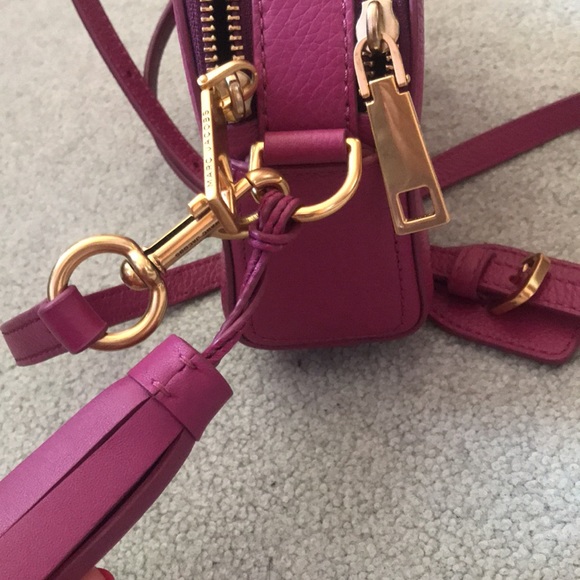 NWOT Marc Jacobs Dark Magenta Leather Bag - Picture 9 of 9